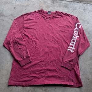 early 2000’s Carhartt Red long sleeve t-shirt.